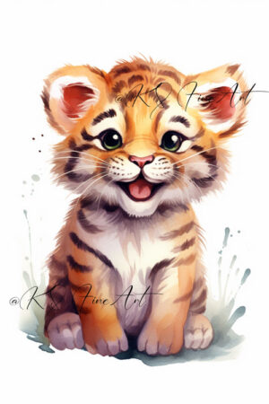 Wandbild Tiger