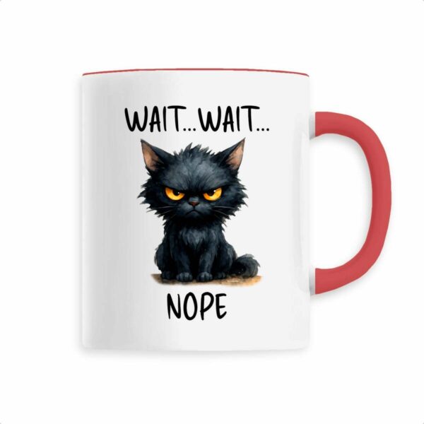 Keramik-Becher with Grumpy Cat Watercolor Illustration