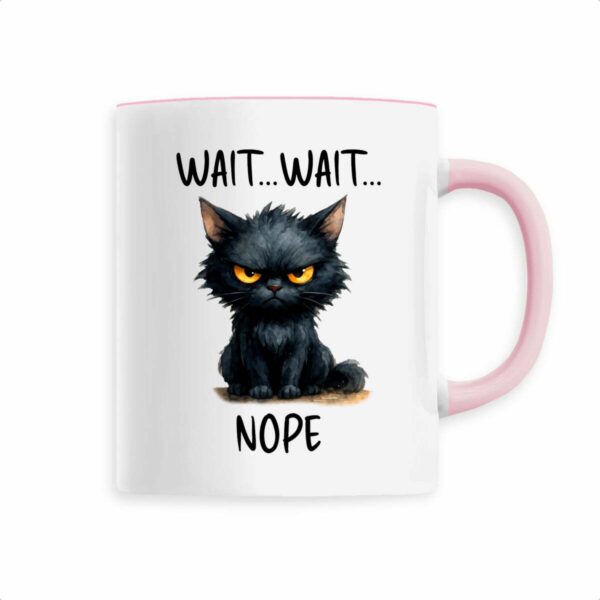 Keramik-Becher with Grumpy Cat Watercolor Illustration