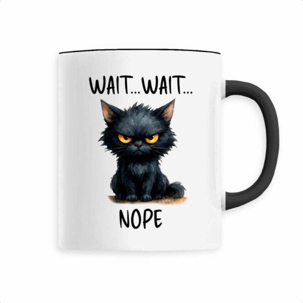 Keramik-Becher with Grumpy Cat Watercolor Illustration
