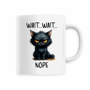 Keramik-Becher with Grumpy Cat Watercolor Illustration