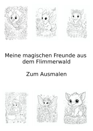 My Magical Friends from the Glimmerwood – Coloring Pages